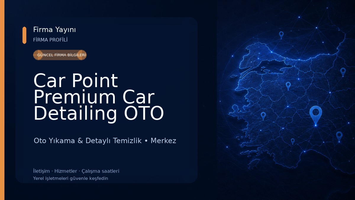 Car Point Premium Car Detailing OTO YIKAMA Oto Yıkama & Detaylı Temizlik