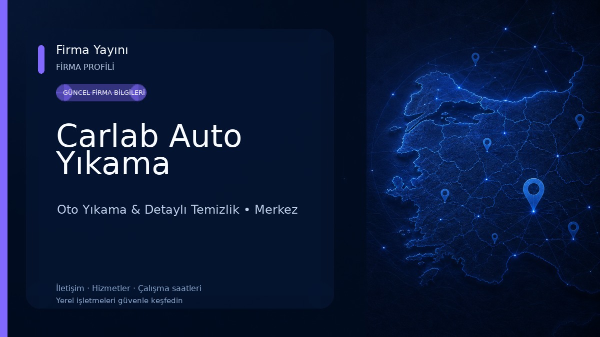 Carlab Auto Yıkama Oto Yıkama & Detaylı Temizlik