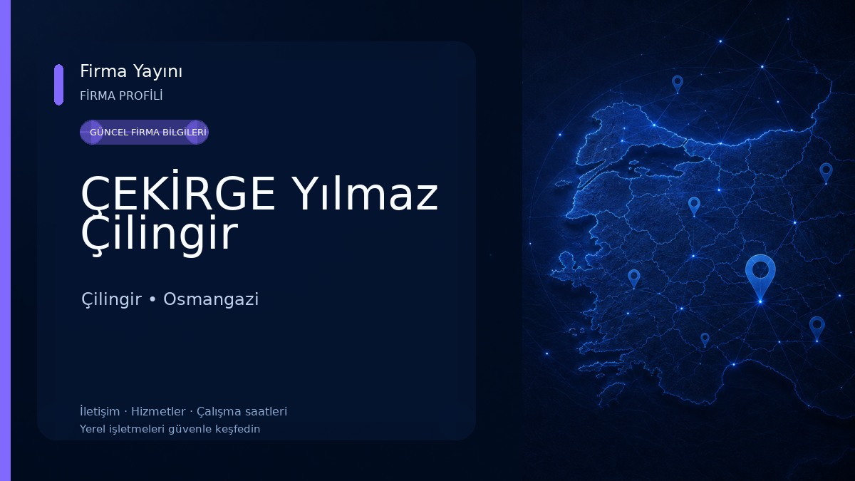 ÇEKİRGE Yılmaz Çilingir Çilingir