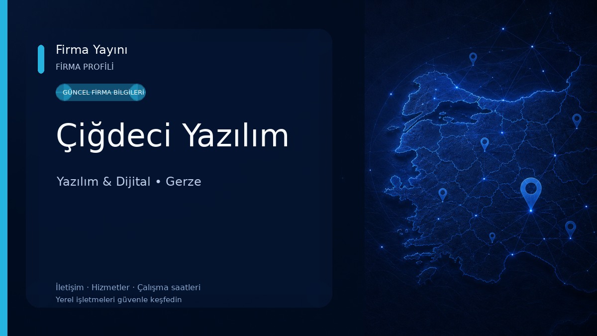 Çiğdeci Yazılım Yazılım & Dijital