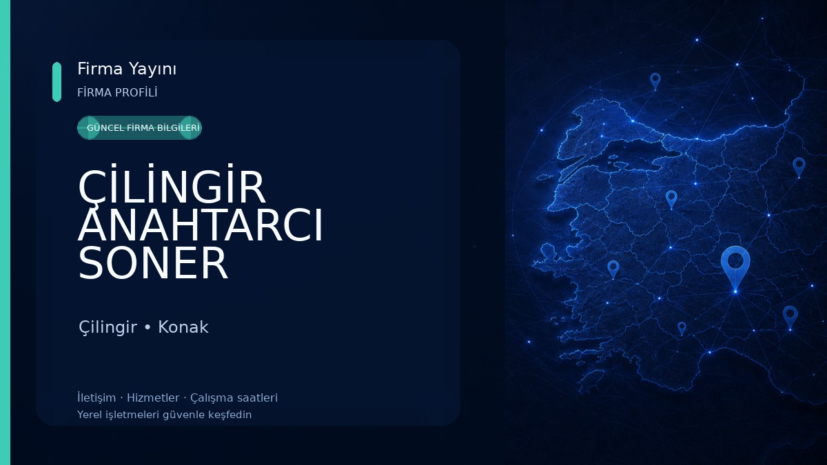 ÇİLİNGİR ANAHTARCI SONER Çilingir