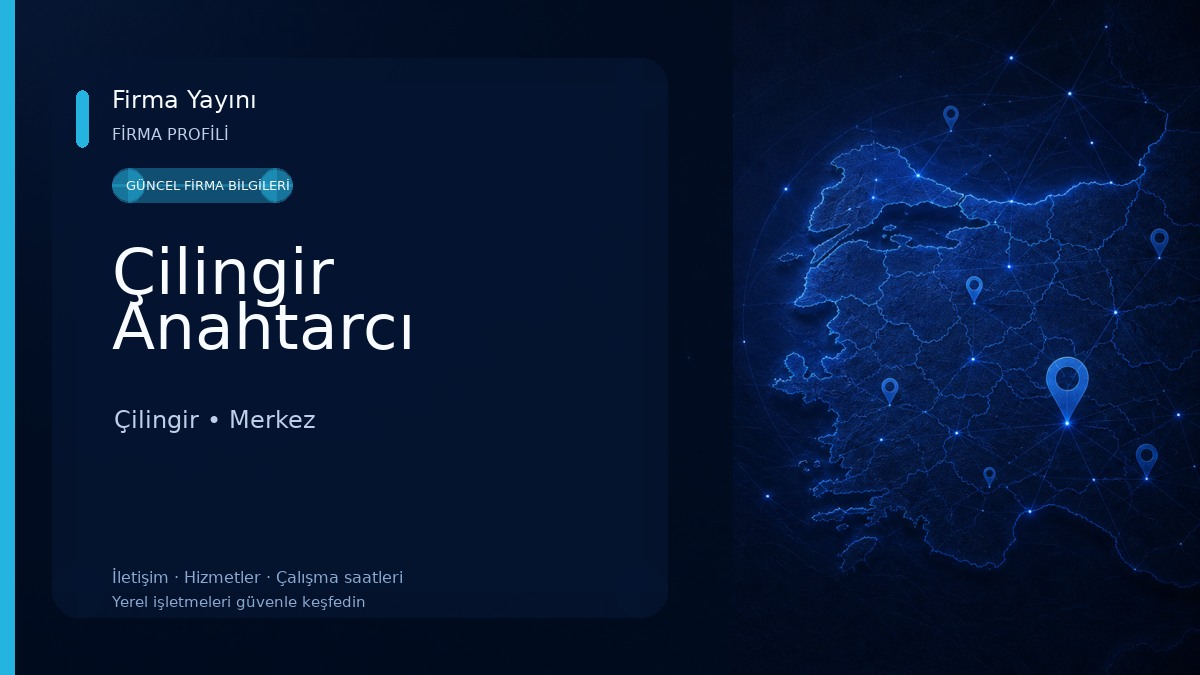 Çilingir Anahtarcı Çilingir