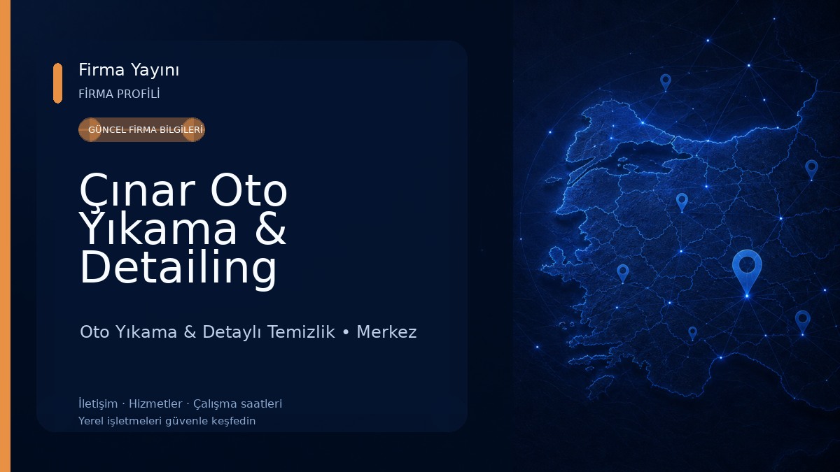 Çınar Oto Yıkama & Detailing 