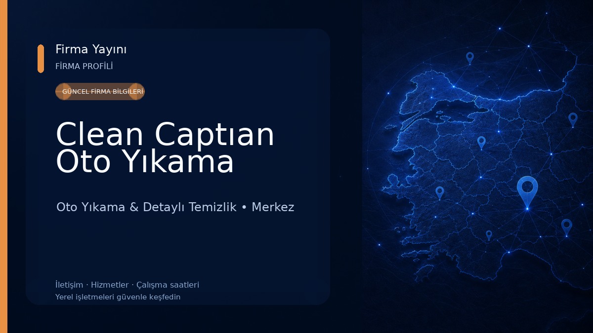 Clean Captıan Oto Yıkama 