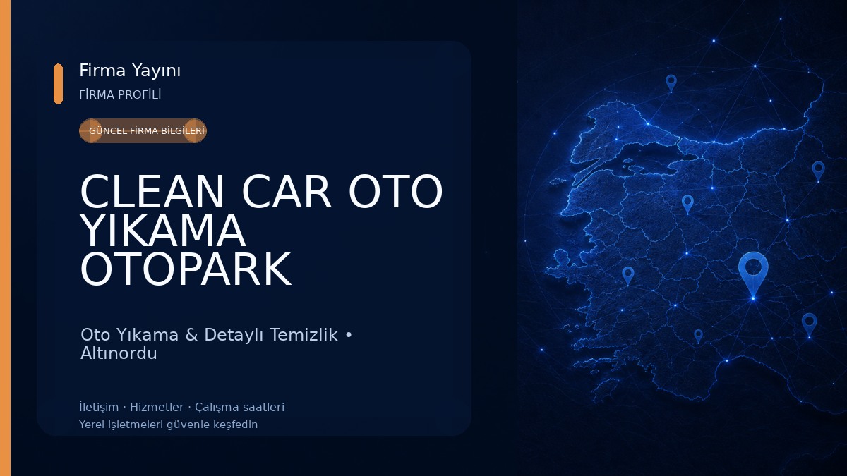 CLEAN CAR OTO YIKAMA OTOPARK