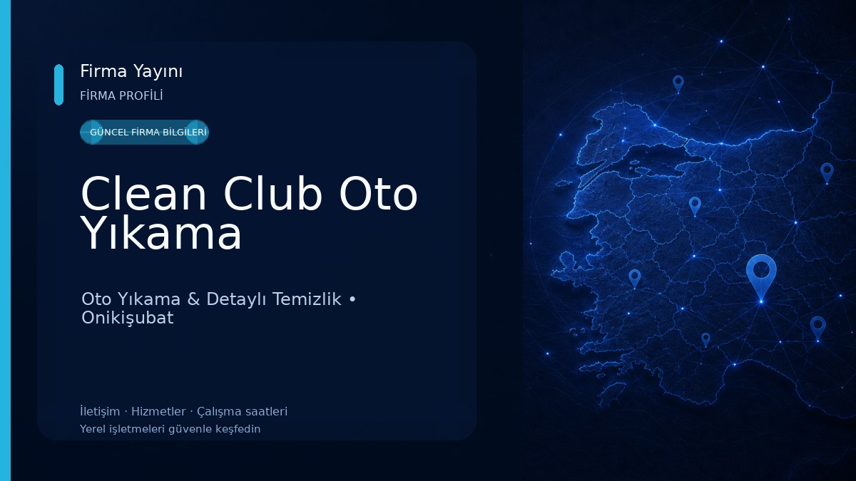 Clean Club Oto Yıkama Oto Yıkama & Detaylı Temizlik