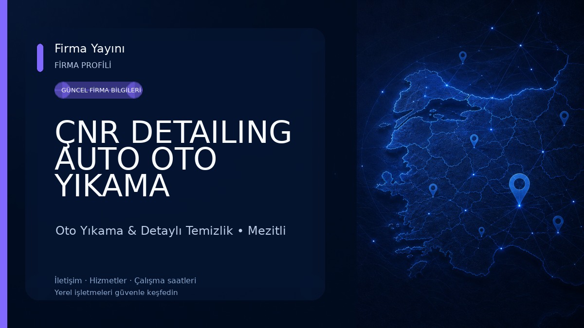ÇNR DETAILING AUTO OTO YIKAMA