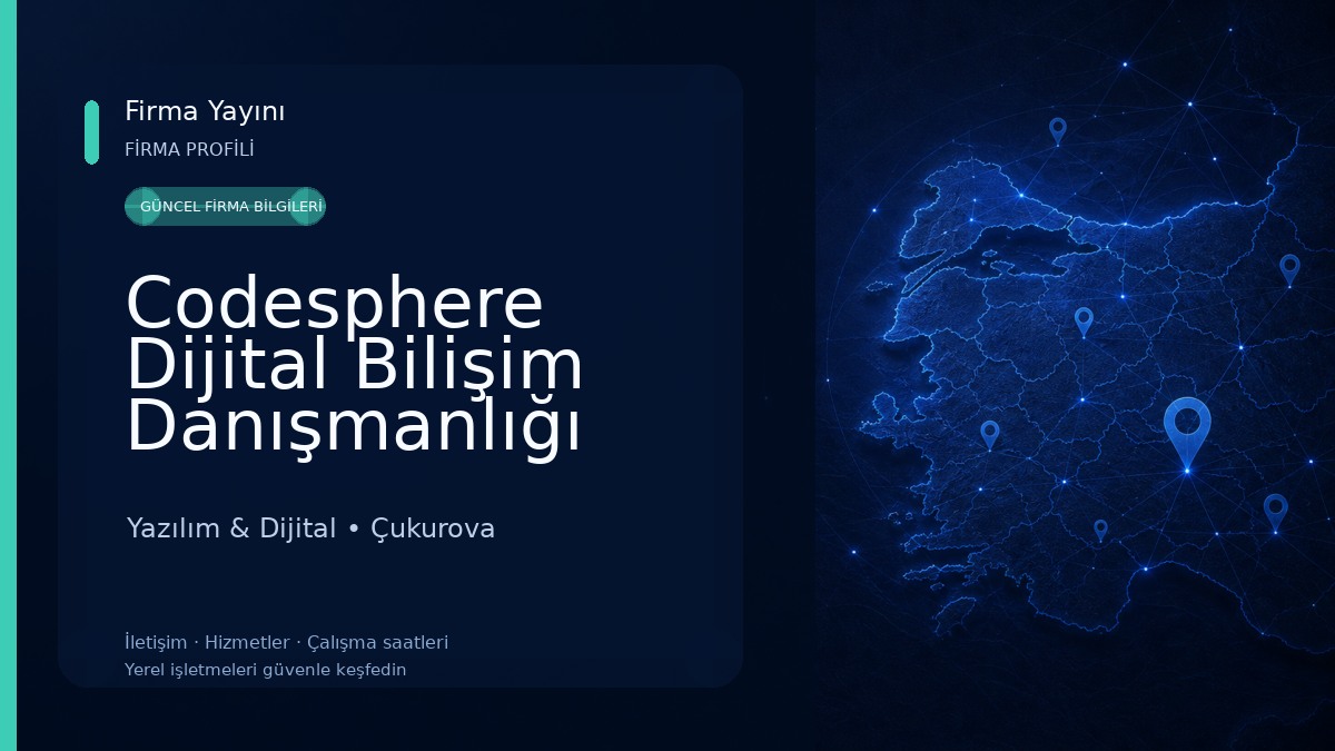 Codesphere Dijital Bilişim Danışmanlığı Yazılım & Dijital