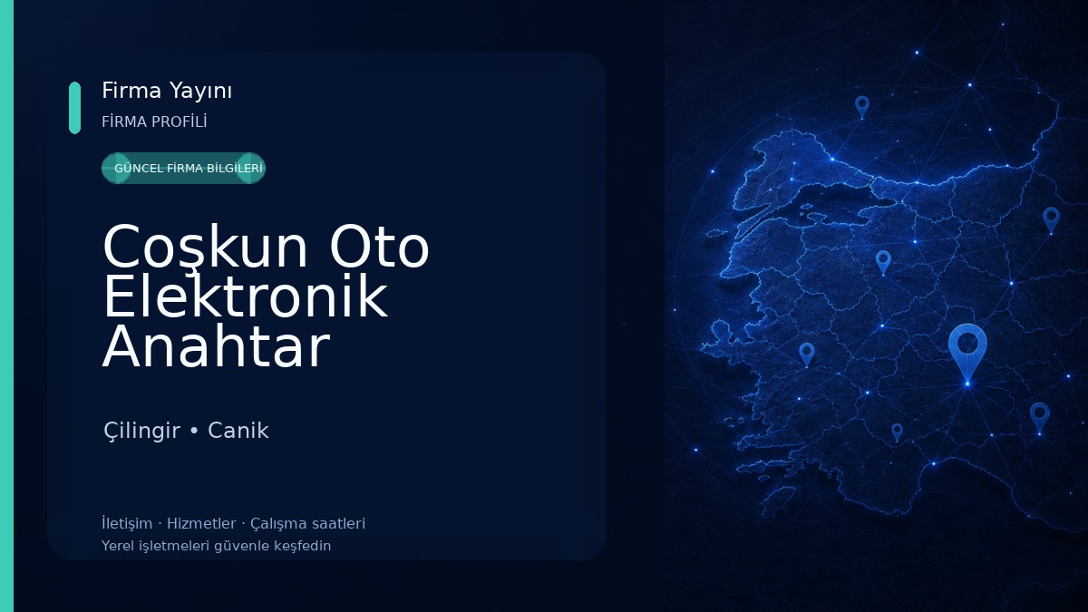 Coşkun Oto Elektronik Anahtar Çilingir