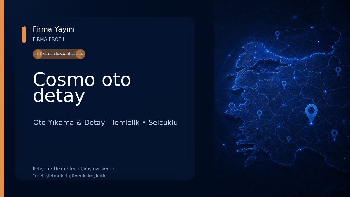 Cosmo oto detay Oto Yıkama & Detaylı Temizlik