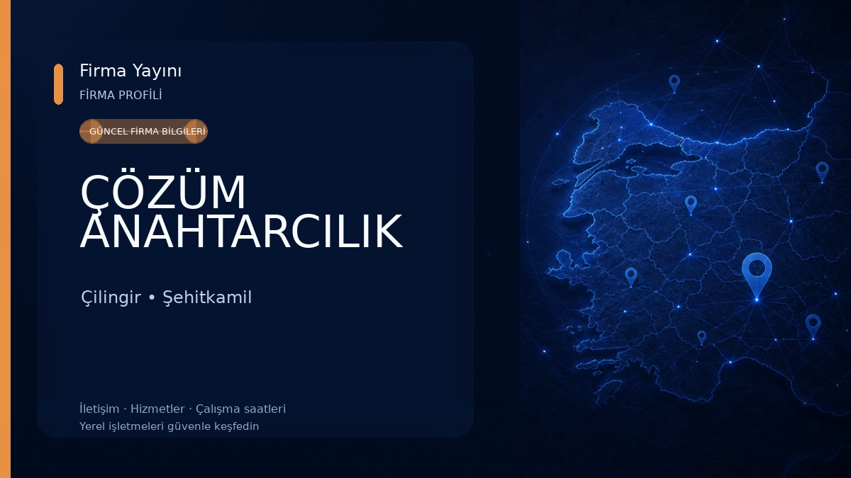 ÇÖZÜM ANAHTARCILIK