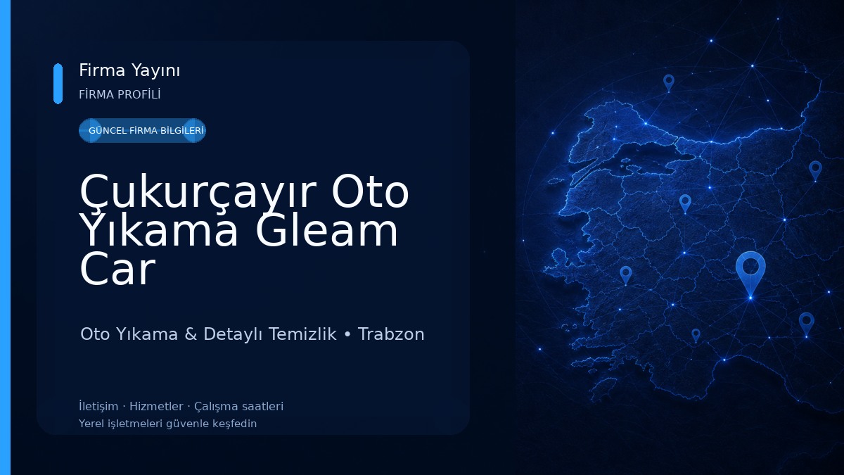 Çukurçayır Oto Yıkama Gleam Car