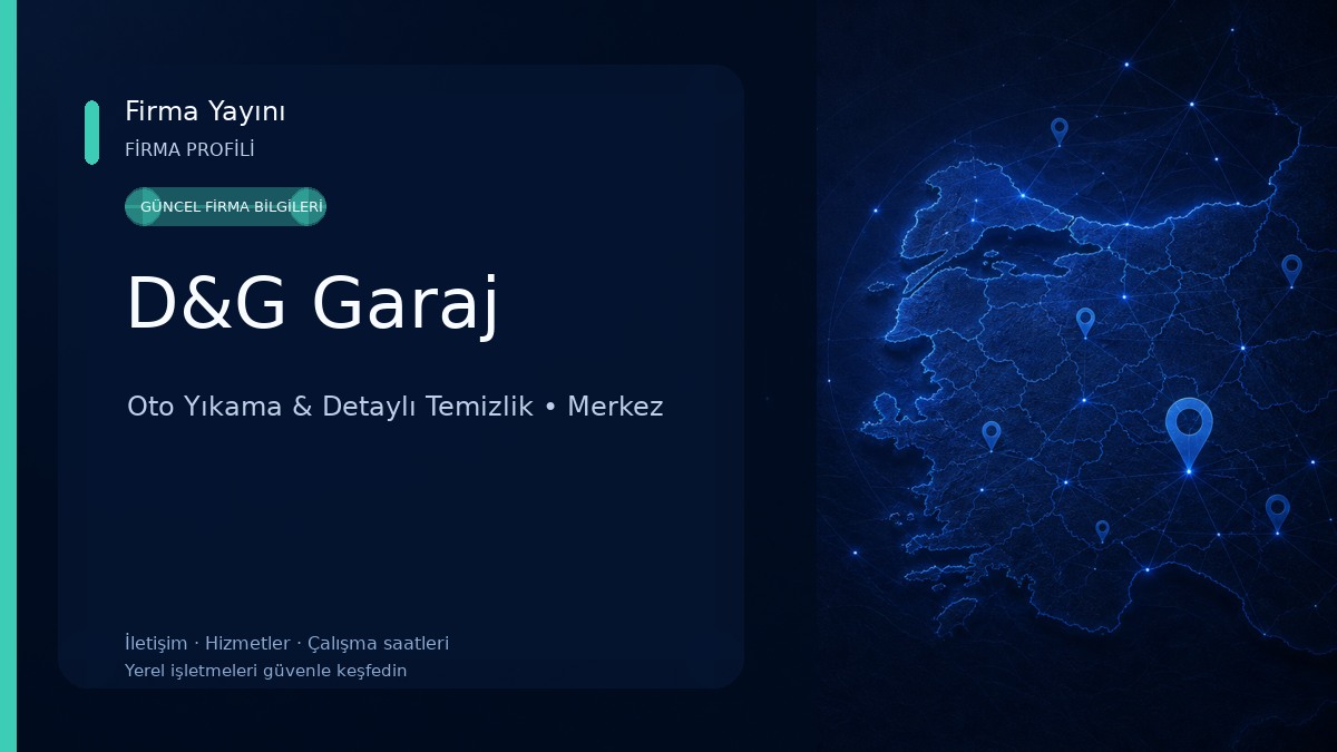 D&G Garaj Oto Yıkama & Detaylı Temizlik