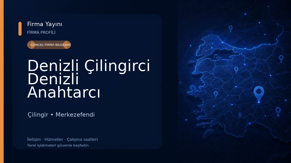 Denizli Çilingirci Denizli Anahtarcı Denizli Çilingir Anahtar 7/24 Acil Servis