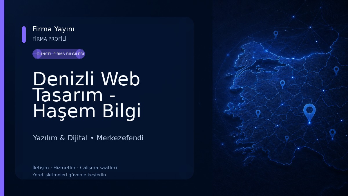 Denizli Web Tasarım - Haşem Bilgi Teknolojileri