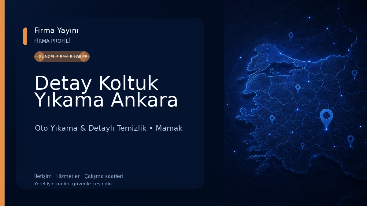 Detay Koltuk Yıkama Ankara