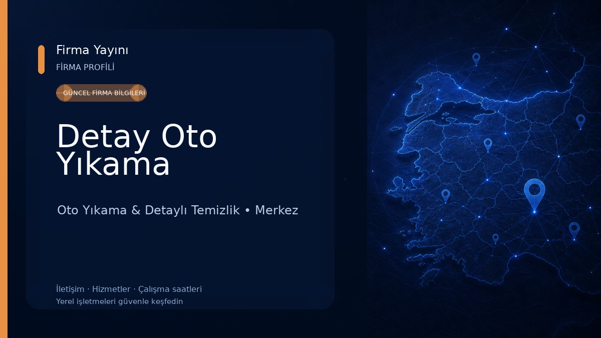 Detay Oto Yıkama Oto Yıkama & Detaylı Temizlik