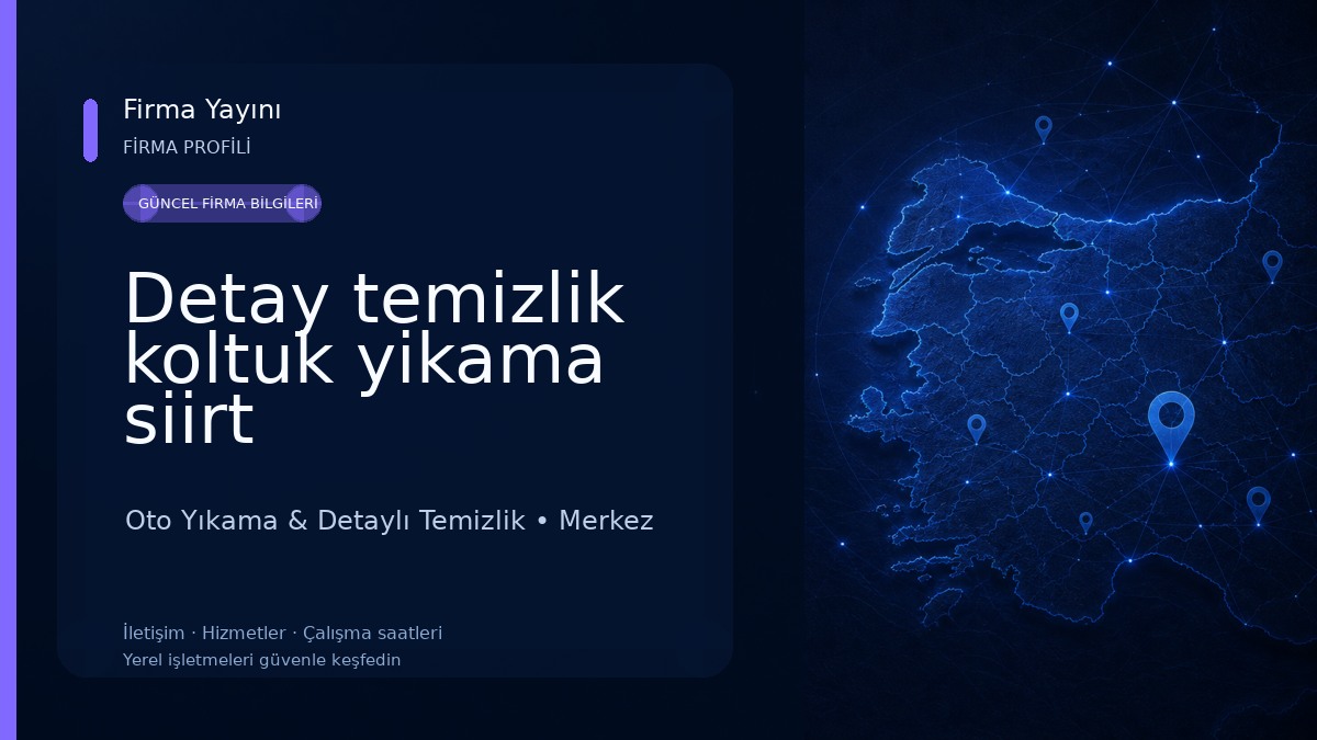Detay temizlik koltuk yikama siirt 