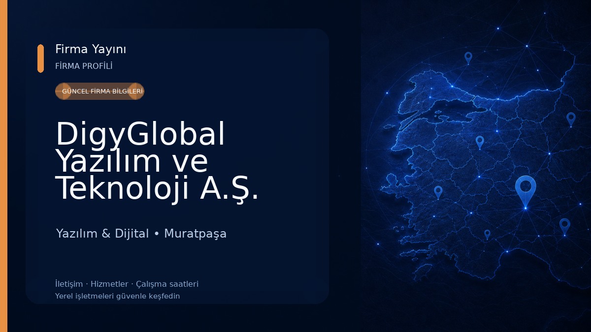DigyGlobal Yazılım ve Teknoloji A.Ş. Yazılım & Dijital