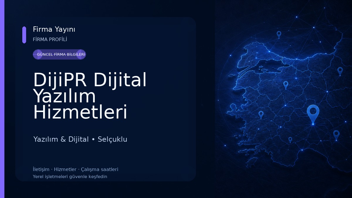 DijiPR Dijital Yazılım Hizmetleri Yazılım & Dijital