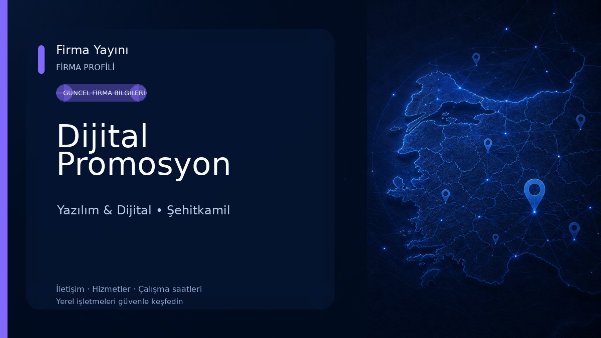 Dijital Promosyon Yazılım & Dijital