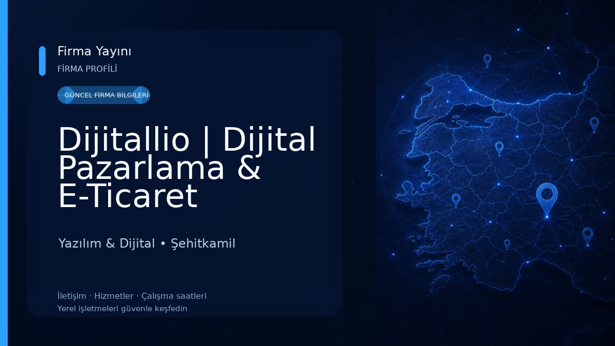 Dijitallio | Dijital Pazarlama & E-Ticaret Yazılım & Dijital