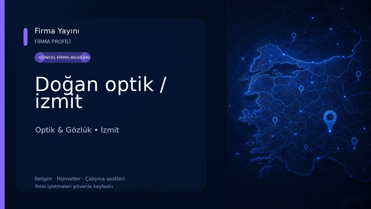 Doğan optik / izmit