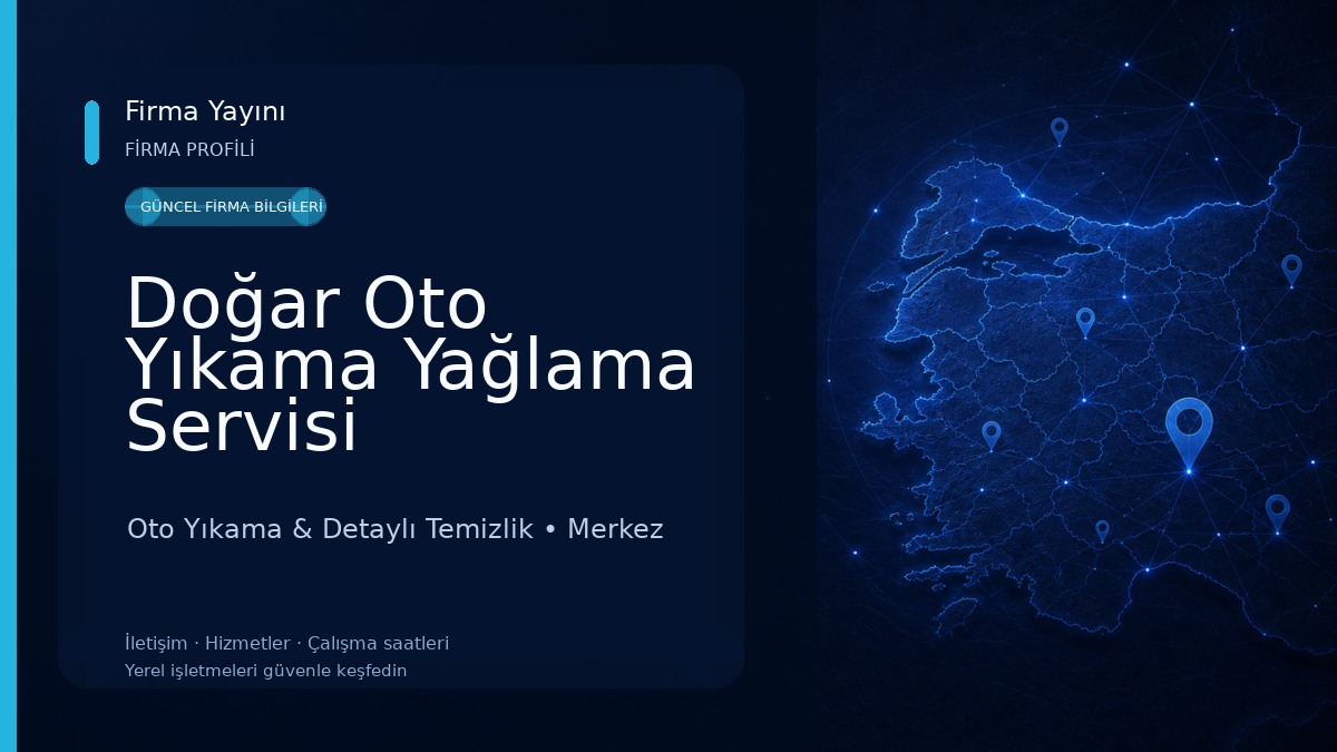 Doğar Oto Yıkama Yağlama Servisi