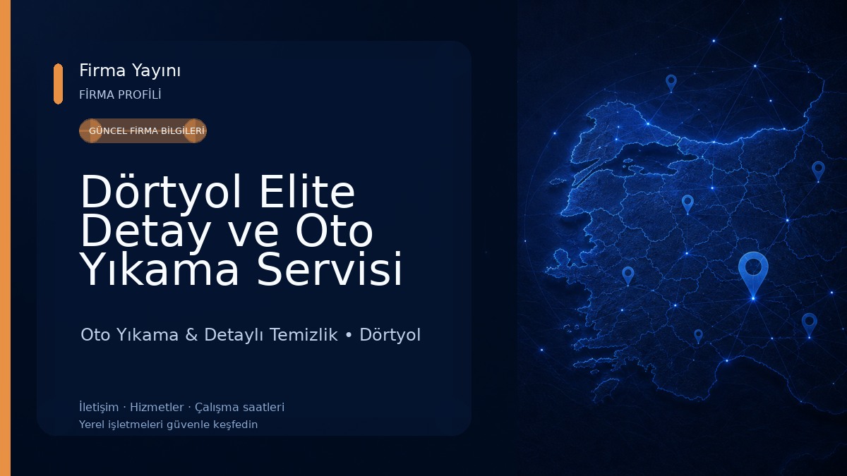 Dörtyol Elite Detay ve Oto Yıkama Servisi