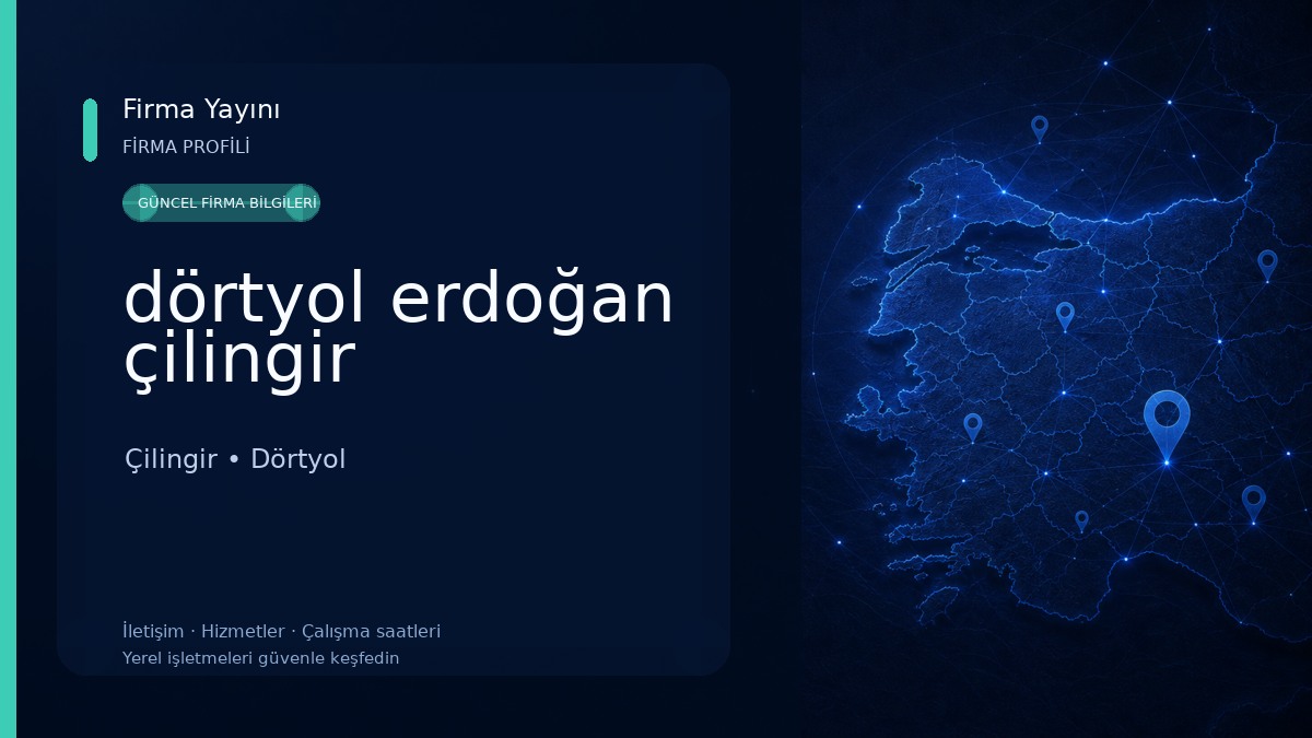 dörtyol erdoğan çilingir