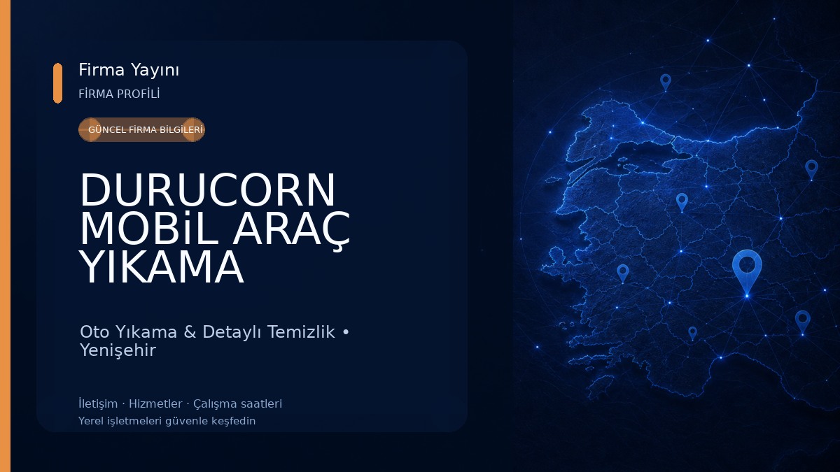 DURUCORN MOBiL ARAÇ YIKAMA Oto Yıkama & Detaylı Temizlik