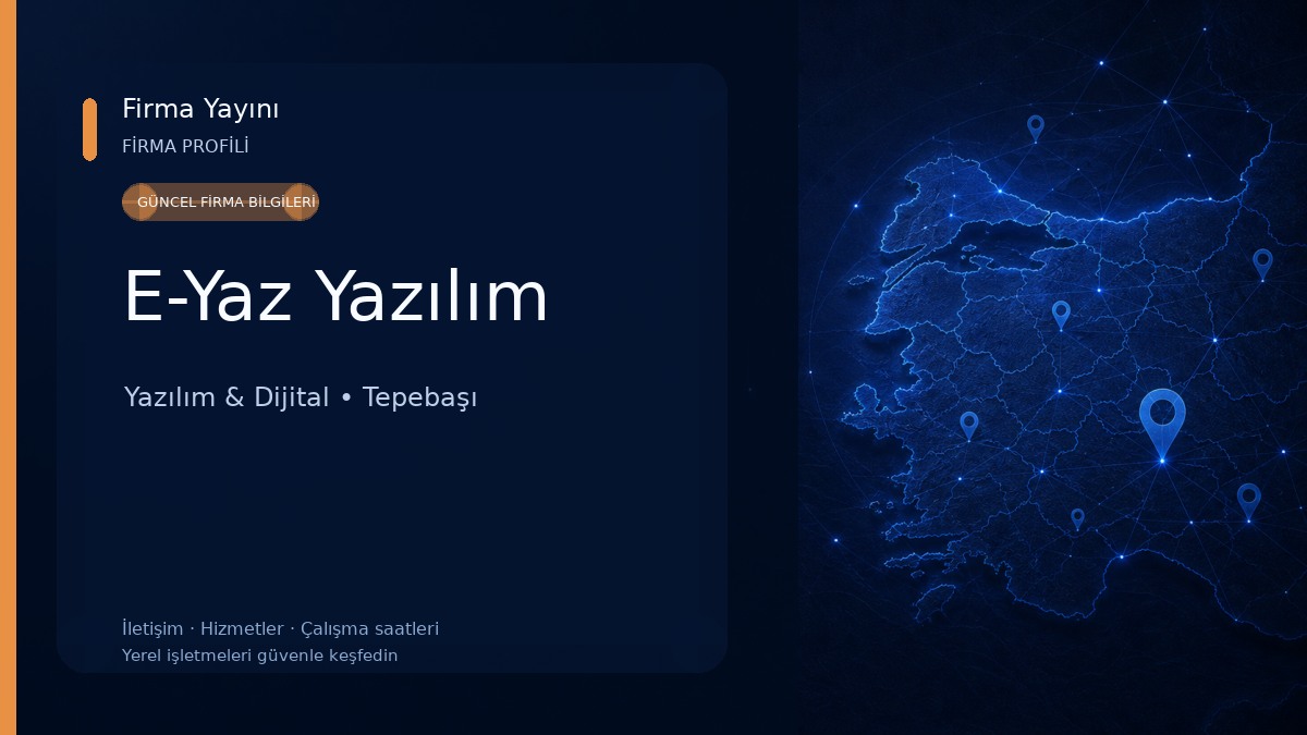E-Yaz Yazılım Yazılım & Dijital