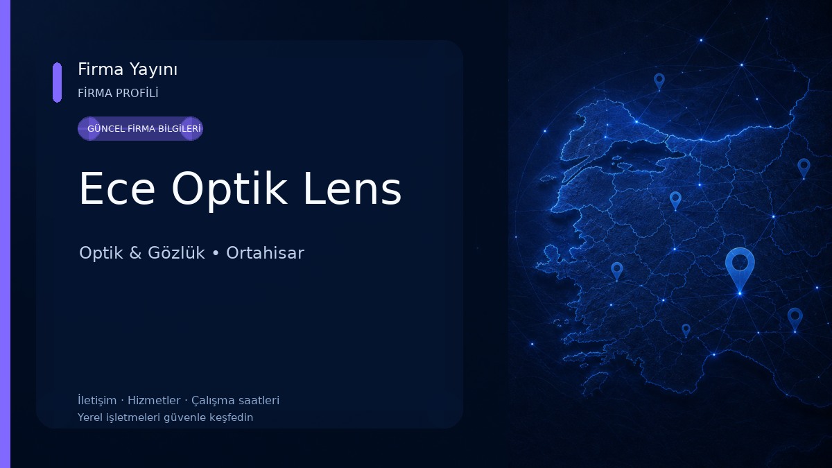 Ece Optik Lens Optik & Gözlük