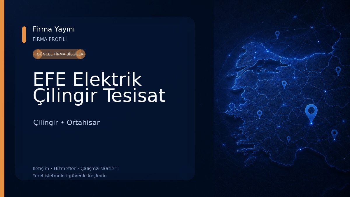 EFE Elektrik Çilingir Tesisat Çilingir