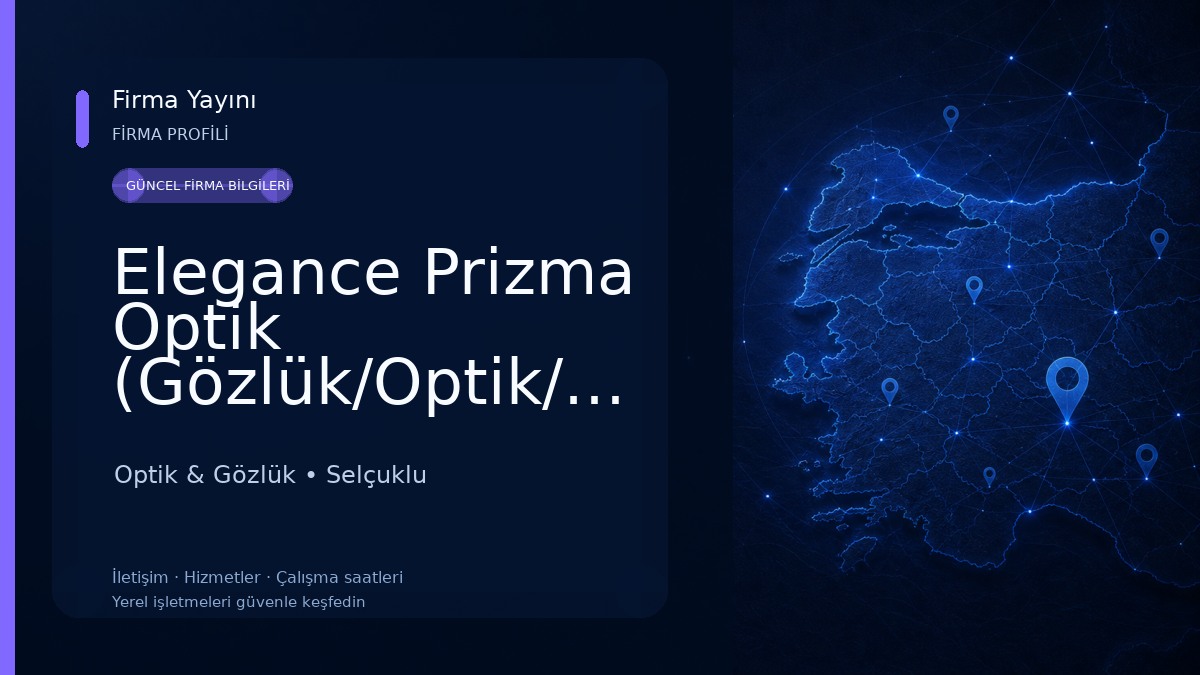 Elegance Prizma Optik (Gözlük/Optik/Gözlükçü) Optik & Gözlük