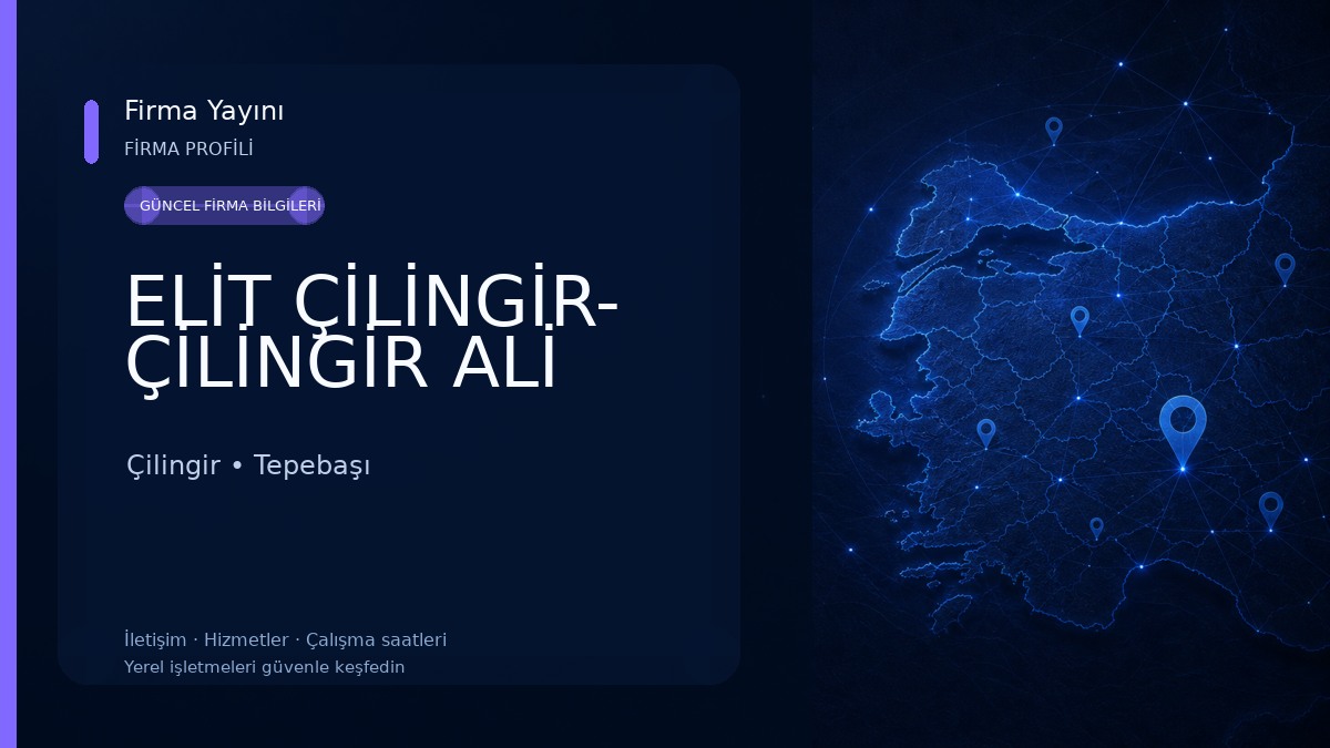 ELİT ÇİLİNGİR- ÇİLİNGİR ALİ Çilingir