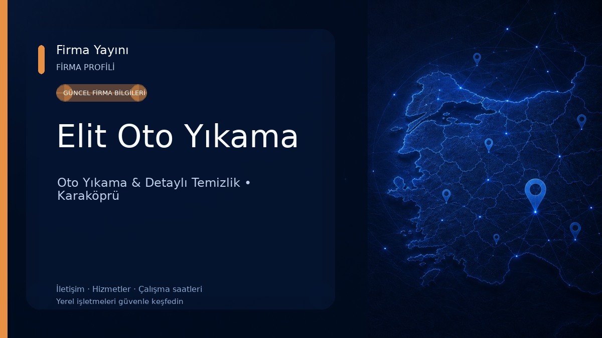 Elit Oto Yıkama Oto Yıkama & Detaylı Temizlik