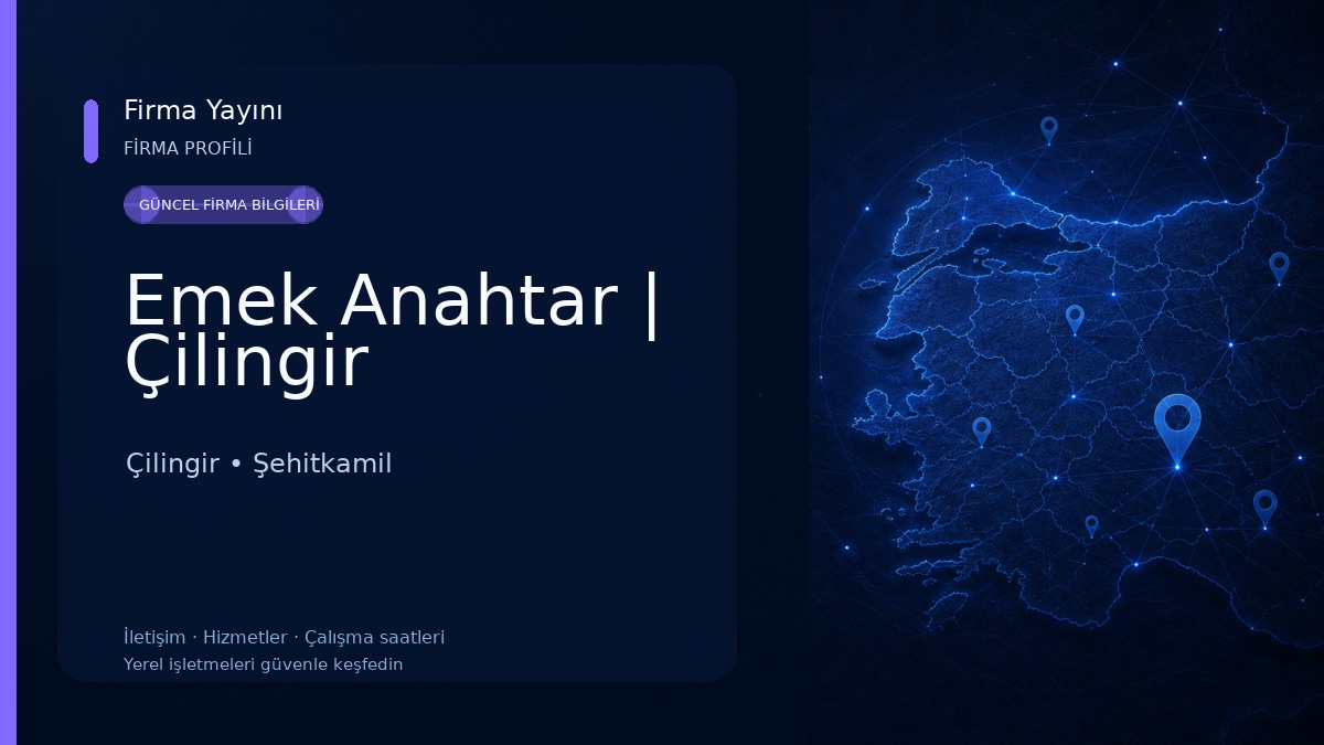Emek Anahtar | Çilingir 