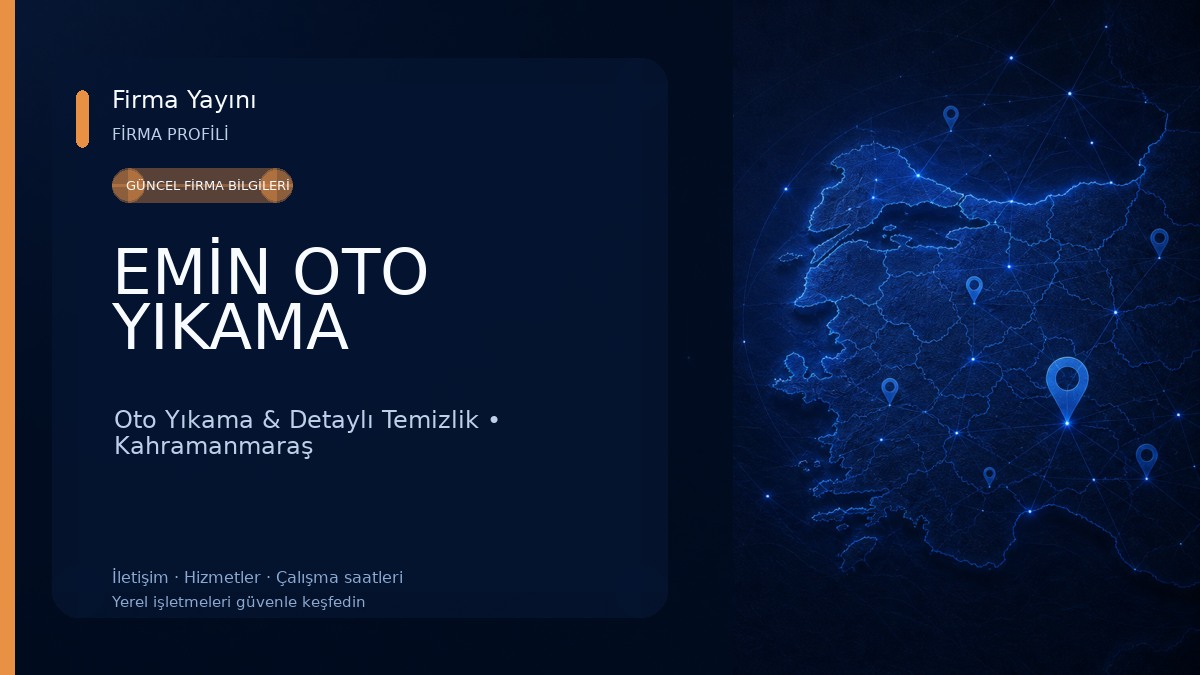 EMİN OTO YIKAMA Oto Yıkama & Detaylı Temizlik