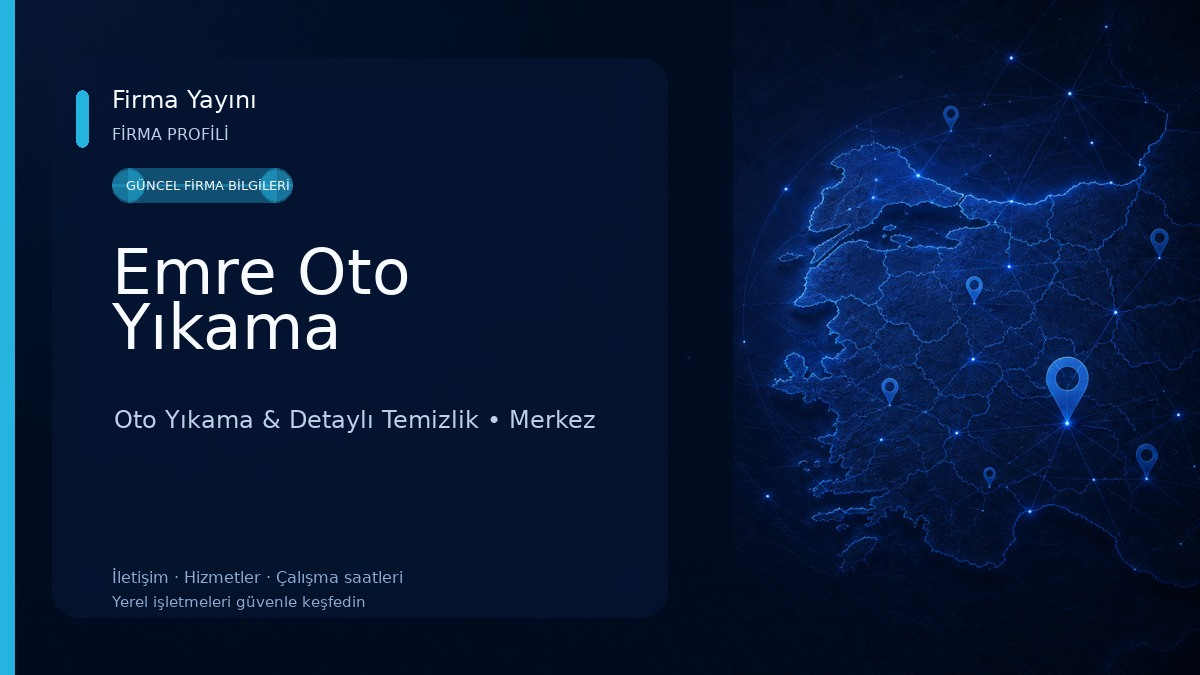 Emre Oto Yıkama Oto Yıkama & Detaylı Temizlik