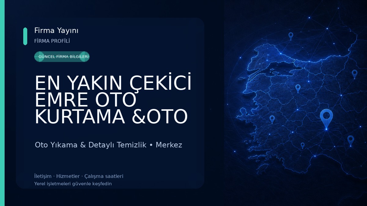 EN YAKIN ÇEKİCİ EMRE OTO KURTAMA &OTO YIKAMA GELİN ARABASI SÜLEME YOL YARDIM