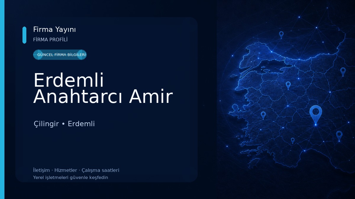 Erdemli Anahtarcı Amir Çilingir