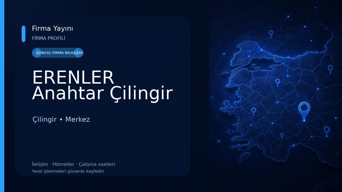 ERENLER Anahtar Çilingir