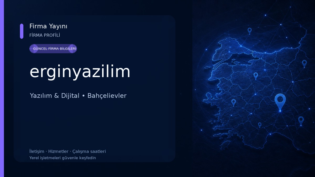 erginyazilim Yazılım & Dijital