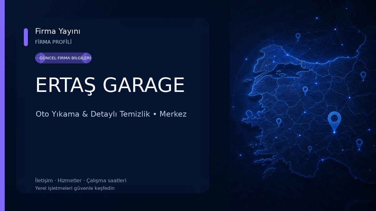 ERTAŞ GARAGE Oto Yıkama & Detaylı Temizlik