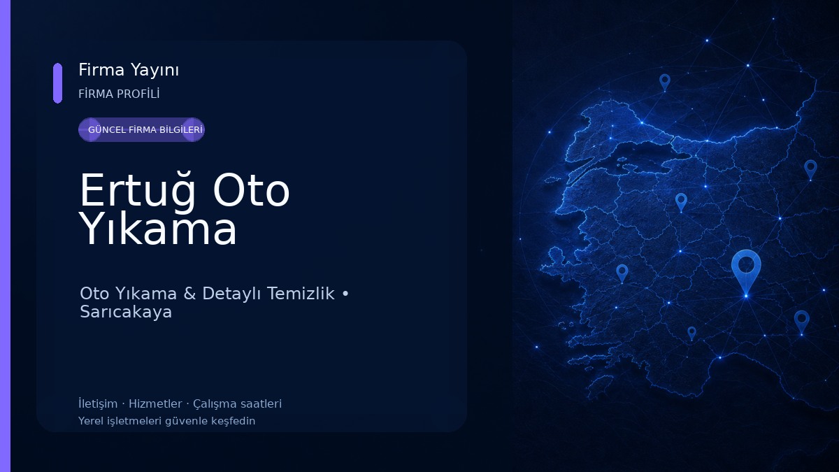 Ertuğ Oto Yıkama Oto Yıkama & Detaylı Temizlik