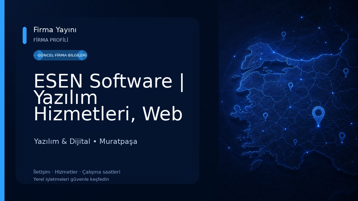 ESEN Software | Yazılım Hizmetleri, Web Hizmetleri