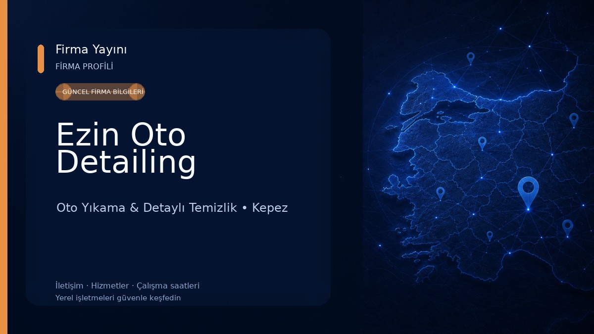 Ezin Oto Detailing Oto Yıkama & Detaylı Temizlik