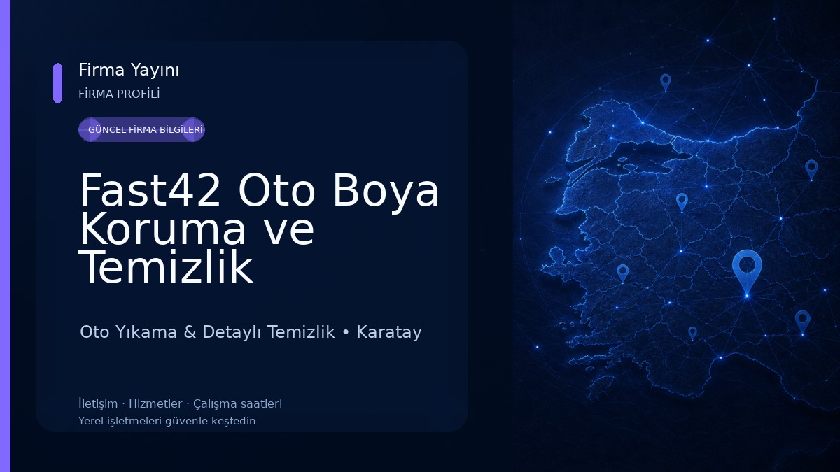 Fast42 Oto Boya Koruma ve Temizlik Sistemleri Cam filmi Seramik Kaplama Boya Koruma Oto Yıkama & Detaylı Temizlik