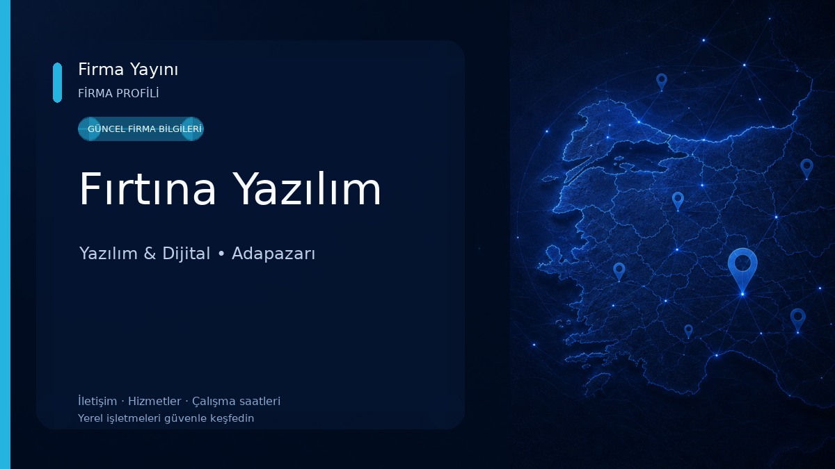 Fırtına Yazılım Yazılım & Dijital
